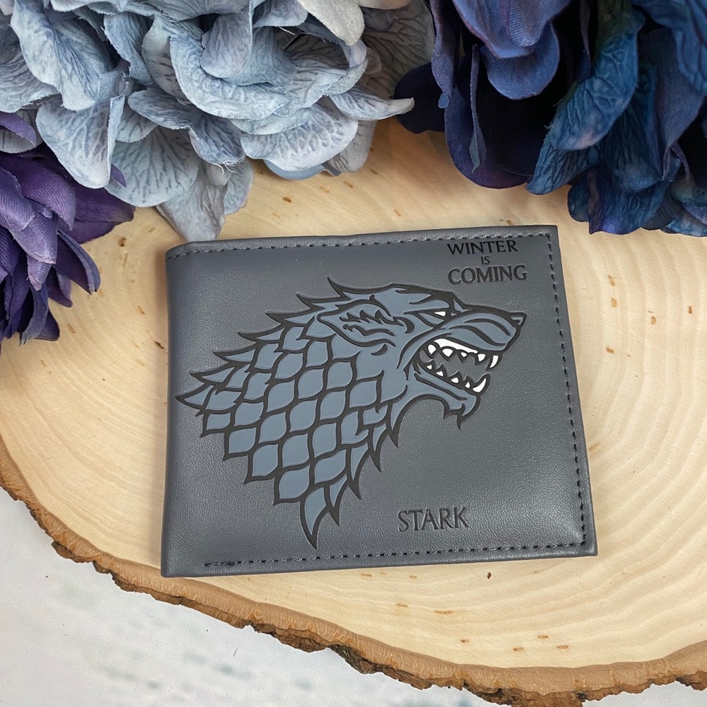 Vegan Leather Game of Thrones House Stark Wallet - Picture 1 of 7